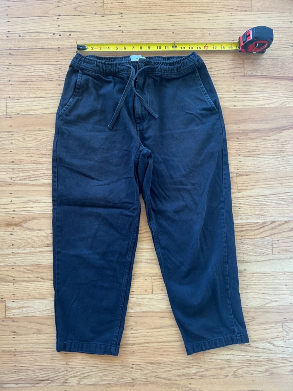 Wax London Kurt Trousers Pants Black Size 34 Unisex
